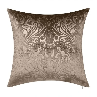 20"x20" Oversize Embossed Panne Velvet Square Throw Pillow - Edie@Home 10 20"x20" Oversize Embossed Panne Velvet Square Throw Pillow - Edie@Home - Image 8