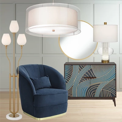 Possini Euro Design Brushed Nickel Pendant Chandelier 20" Wide Modern Organza Outer White Inner Shade 3-Light Fixture For Dining Room Kitchen Island 10 Possini Euro Design Brushed Nickel Pendant Chandelier 20" Wide Modern Organza Outer White Inner Shade 3-Light Fixture For Dining Room Kitchen Island - Image 8