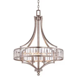 Vienna Full Spectrum Soft Silver Chandelier 24" Wide Crystal Glass 4-Light Fixture For Dining Room House Kitchen Bedroom 12 Vienna Full Spectrum Soft Silver Chandelier 24" Wide Crystal Glass 4-Light Fixture For Dining Room House Kitchen Bedroom -Home Decor Shop GUEST d9b1302e 4067 4642 a35f 506a75423dc1