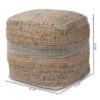 Grange Handwoven Hemp Moroccan Inspired Pouf Ottoman Natural/Gray - Baxton Studio -Home Decor Shop GUEST da30ca40 ace2 48c9 9ca8 a638410f44c3
