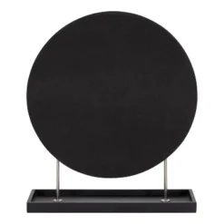 18" X 22" Maxfield Round Tabletop Mirror Silver/Black - Kate & Laurel All Things Decor -Home Decor Shop GUEST dbef4b04 1b28 4835 a048 ba1a2243f5a5