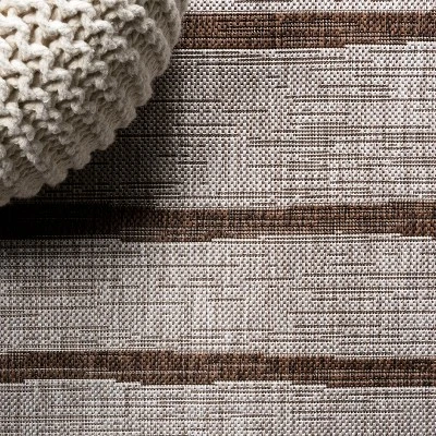 Colonia Berber Stripe Indoor/Outdoor Area Rug - JONATHAN Y 4 Colonia Berber Stripe Indoor/Outdoor Area Rug - JONATHAN Y - Image 2