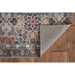 Washable Grant Rug Teal/Ivory - Linon 12 Washable Grant Rug Teal/Ivory - Linon -Home Decor Shop GUEST dd38b752 6bc0 4cec a980 6186025b166e