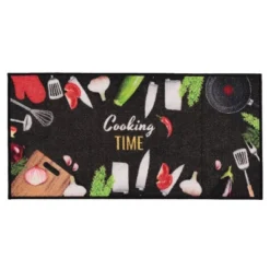 J&V TEXTILES 2-Piece Non Slip Kitchen Mat Rugs Comfort Standing Mats For Home Kitchen Entrance Door Mat (Cooking Time) 10 J&V TEXTILES 2-Piece Non Slip Kitchen Mat Rugs Comfort Standing Mats For Home Kitchen Entrance Door Mat (Cooking Time) -Home Decor Shop GUEST dd40cc34 9b46 48e0 bf1b 6d4303e6a44d