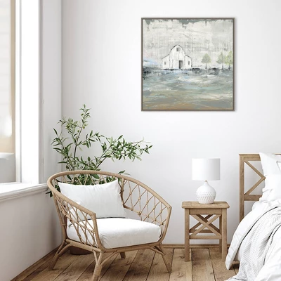 30" X 30" Iowa Barn I By Courtney Prahl Framed Canvas Wall Art Print - Amanti Art 7 30" X 30" Iowa Barn I By Courtney Prahl Framed Canvas Wall Art Print - Amanti Art - Image 5