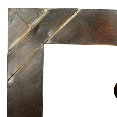 Metal Scroll Ornate Wall Decor With Black Frame Brown - Olivia & May 6 Metal Scroll Ornate Wall Decor With Black Frame Brown - Olivia & May - Image 4