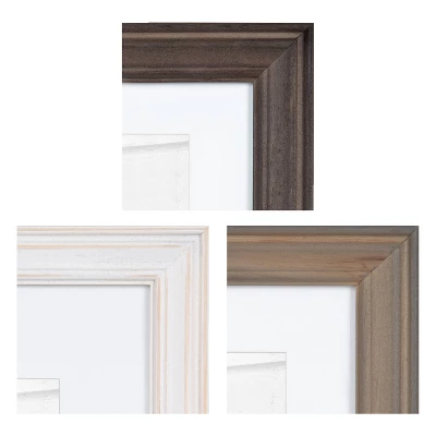 6pc Bordeaux Frame Box Set Natural Wood/White/Black - Kate & Laurel All Things Decor 4 6pc Bordeaux Frame Box Set Natural Wood/White/Black - Kate & Laurel All Things Decor - Image 2