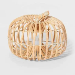 Harvest Light Up Woodchip Woven Medium Pumpkin - Hyde & EEK! Boutique™ -Home Decor Shop GUEST dfdcb110 c023 45db acc9 2074491b304b