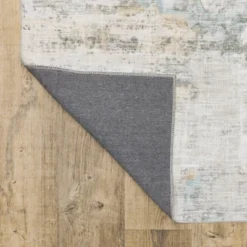 2'x8' Runner Marcel Distressed Abstract Area Rug Gray/Gold - Captiv8e Designs -Home Decor Shop GUEST dfecd1cf 6ed4 4720 86f6 b4e7b4191c63