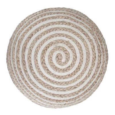 Deni Round Pouf Natural Jute - WyndenHall 7 Deni Round Pouf Natural Jute - WyndenHall - Image 5