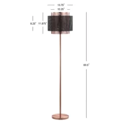 60.5" Metal Tribeca Floor Lamp (Includes LED Light Bulb) Copper - JONATHAN Y 7 60.5" Metal Tribeca Floor Lamp (Includes LED Light Bulb) Copper - JONATHAN Y -Home Decor Shop GUEST e27196ef c2af 4db4 a9c1 accdd7521f9d