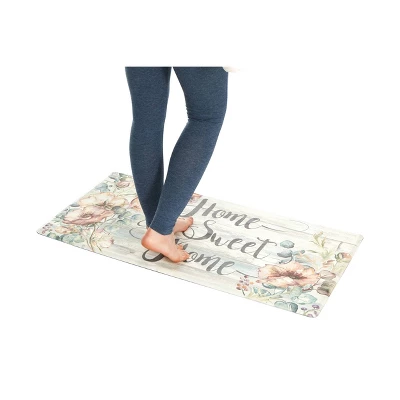 39" X 20" PVC Home Sweet Home Anti-Fatigue Kitchen Floor Mat - J&V Textiles 3 39" X 20" PVC Home Sweet Home Anti-Fatigue Kitchen Floor Mat - J&V Textiles