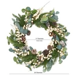 Saro Lifestyle Eucalyptus And Pinecone Spring Wreath 7 Saro Lifestyle Eucalyptus And Pinecone Spring Wreath -Home Decor Shop GUEST e42849d8 cf8d 4384 9b8e 669e302808ad