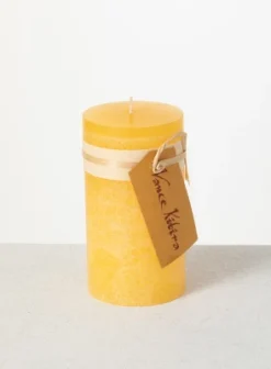 Pale Yellow Pillar Candles - Set Of 2 -Home Decor Shop GUEST e5e1dbde ad00 4c80 800f 36957c263ed8