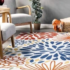 NuLOOM McEwen Bohemian Floral Machine Washable Area Rug -Home Decor Shop GUEST e654c968 bf62 4ff0 a441 0aca9ff15076