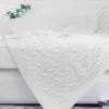 Cheer Collection Knitted Throw Blanket- Ivory, 50" X 60" 1 Cheer Collection Knitted Throw Blanket- Ivory, 50" X 60" -Home Decor Shop GUEST e77d8076 0315 4e41 9b46 4e82e2f48aac