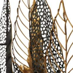 Metal Leaf Tall Cut-Out Wall Decor With Intricate Laser Cut Designs Black - Olivia & May -Home Decor Shop GUEST e9e4cea8 6f4e 4ef7 8817 175bf9f090e6