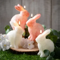 4.75"H Sullivans Pink Bunny Candle - Set Of 2, Pink 7 4.75"H Sullivans Pink Bunny Candle - Set Of 2, Pink -Home Decor Shop GUEST ead1ca53 d8ec 442e 9878 b74740ca5dba