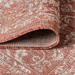 Tela Bohemian Inspired Textured Weave Floral Indoor/Outdoor Area Rug - JONATHAN Y -Home Decor Shop GUEST eb00b7a9 31f4 4563 af79 0039ed1d8668