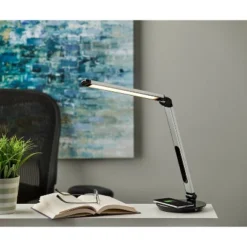 26.5" Rodney Charge Wireless Charging Multi-Function Desk Lamp (Includes LED Light Bulb) Silver - Adesso 13 26.5" Rodney Charge Wireless Charging Multi-Function Desk Lamp (Includes LED Light Bulb) Silver - Adesso -Home Decor Shop GUEST eb557025 2a8f 46f4 956e ca4db32ad304