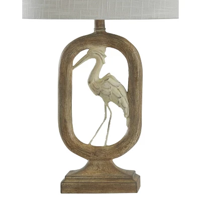Crane Table Lamp Distressed Light Brown - StyleCraft 4 Crane Table Lamp Distressed Light Brown - StyleCraft - Image 2