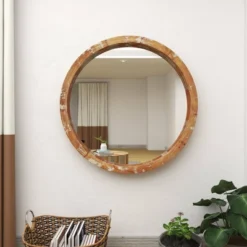 Vintage Wall Mirror Brown - Olivia & May 21 Vintage Wall Mirror Brown - Olivia & May -Home Decor Shop GUEST ec4183ee 30df 4b95 b7ed 6c69464df633