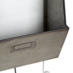 27" X 22" Arnica Wall Storage Pockets With Hooks White - Kate And Laurel 10 27" X 22" Arnica Wall Storage Pockets With Hooks White - Kate And Laurel -Home Decor Shop GUEST ee085b7d 0625 4759 a407 474ce77a07c7