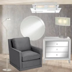 Possini Euro Design Charles Street Modern Desk Lamp 23" High Chrome Satin Nickel Frosted Slump Glass Shade For Bedroom Living Room Bedside Nightstand 16 Possini Euro Design Charles Street Modern Desk Lamp 23" High Chrome Satin Nickel Frosted Slump Glass Shade For Bedroom Living Room Bedside Nightstand -Home Decor Shop GUEST ee188d28 1b4e 4af1 8eec b5eefa3ae7cf