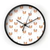 Hello Twiggs Fox Fox Fox Round Clock By Deny Designs. -Home Decor Shop GUEST ee4913a5 8f07 4176 b0b0 86465e4a3f1d