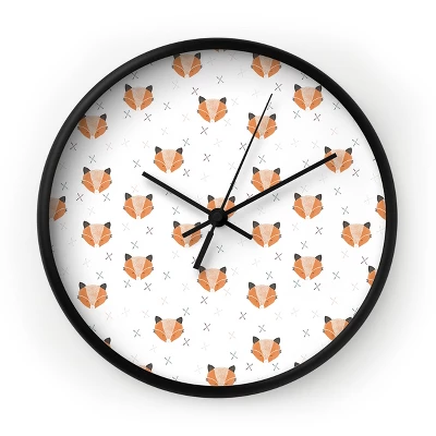 Hello Twiggs Fox Fox Fox Round Clock By Deny Designs. 3 Hello Twiggs Fox Fox Fox Round Clock By Deny Designs.