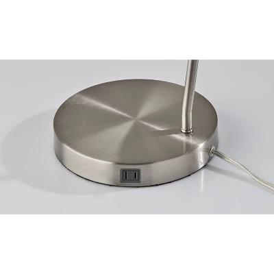 Cleo Desk Lamp Brushed Steel - Adesso 5 Cleo Desk Lamp Brushed Steel - Adesso - Image 3