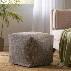 Camrose Contemporary Fabric Pouf - Christopher Knight Home -Home Decor Shop GUEST f17a47b1 fe4f 4846 909e b800faa83502
