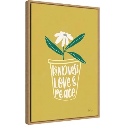 16" X 23" Home Grown II By Becky Thorns Framed Canvas Wall Art Light Brown - Amanti Art 3 16" X 23" Home Grown II By Becky Thorns Framed Canvas Wall Art Light Brown - Amanti Art