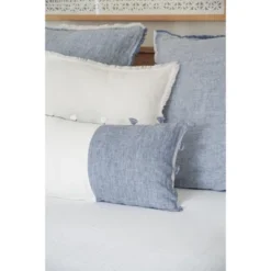 Chambray Blue Tassels Down Alternative So Soft Linen Pillow - Anaya -Home Decor Shop GUEST f1cbc369 94ce 4e14 a4f1 56e020fa9a6b