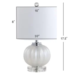 17.5" Glass/Crystal Pearl Table Lamp (Includes Energy Efficient Light Bulb) - JONATHAN Y 7 17.5" Glass/Crystal Pearl Table Lamp (Includes Energy Efficient Light Bulb) - JONATHAN Y -Home Decor Shop GUEST f1e9eec2 fa02 42fc a28c 800b47b4c20f