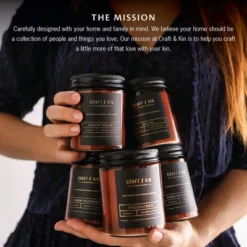 Craft & Kin Wood Wick, All-Natural Soy Aromatherapy Candle In Amber Glass Jar 7 Craft & Kin Wood Wick, All-Natural Soy Aromatherapy Candle In Amber Glass Jar -Home Decor Shop GUEST f25d6d43 352b 42fb 8d7e 3ed501784579