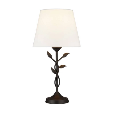 21" Metal Floral Table Lamp (Includes LED Light Bulb) - Cresswell Lighting 3 21" Metal Floral Table Lamp (Includes LED Light Bulb) - Cresswell Lighting