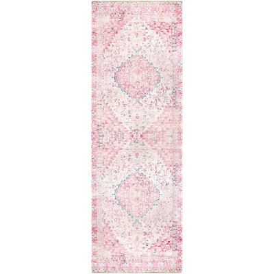 NuLOOM Patsy Vintage Medallion Machine Washable Area Rug 9 NuLOOM Patsy Vintage Medallion Machine Washable Area Rug - Image 7