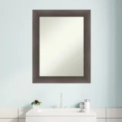 Hardwood Non-Beveled Wood Bathroom Wall Mirror 23 Hardwood Non-Beveled Wood Bathroom Wall Mirror -Home Decor Shop GUEST f3771e9f 0a08 4998 922c a5cc04666d37