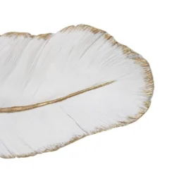 Polystone Bird Feather Wall Decor White - CosmoLiving By Cosmopolitan -Home Decor Shop GUEST f479e390 12fc 4c6e a416 2aa7ff7df097