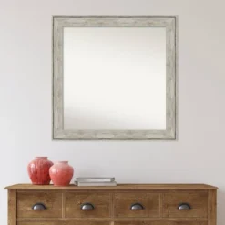 31" X 31" Non-Beveled Crackled Metallic Wall Mirror - Amanti Art 14 31" X 31" Non-Beveled Crackled Metallic Wall Mirror - Amanti Art -Home Decor Shop GUEST f5066d47 6c05 412c bb02 2ee34b014e38