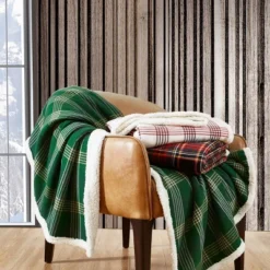 50"x60" Mountain Tartan Reversible Throw Blanket Red - Eddie Bauer -Home Decor Shop GUEST f58d7182 acfb 49fa bd20 85781ff89f50