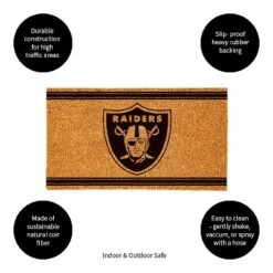 Evergreen Las Vegas Raiders Logo Turf Mat, Brown- 28 X 16 Inches Indoor Outdoor Doormat 10 Evergreen Las Vegas Raiders Logo Turf Mat, Brown- 28 X 16 Inches Indoor Outdoor Doormat -Home Decor Shop GUEST f5f92783 f8a4 480c a163 8bc94c2d86c6