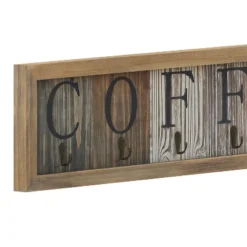 Emma And Oliver Distressed Rustic Coffee Sign With 6 Sturdy Metal Hooks To Accommodate Most Mug Sizes 18 Emma And Oliver Distressed Rustic Coffee Sign With 6 Sturdy Metal Hooks To Accommodate Most Mug Sizes -Home Decor Shop GUEST f6ba366d e356 49a0 88af 3b2fb65210c4