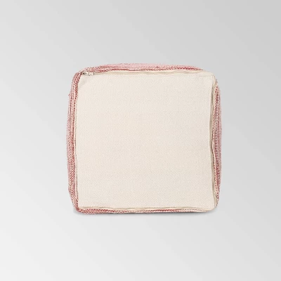 Deja Boho Yarn Pouf Red - Christopher Knight Home 6 Deja Boho Yarn Pouf Red - Christopher Knight Home - Image 4