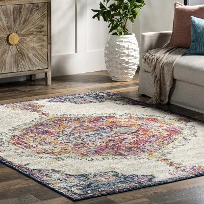 NuLOOM Maranda Transitional Medallion Area Rug 10 NuLOOM Maranda Transitional Medallion Area Rug - Image 8