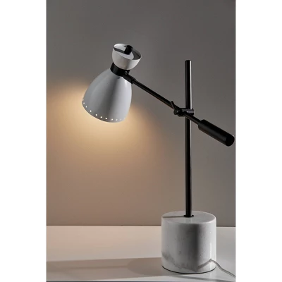 Sadie Desk Lamp White - Adesso 5 Sadie Desk Lamp White - Adesso - Image 3