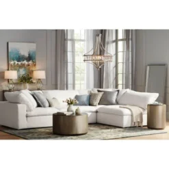 Vienna Full Spectrum Soft Silver Chandelier 24" Wide Crystal Glass 4-Light Fixture For Dining Room House Kitchen Bedroom 16 Vienna Full Spectrum Soft Silver Chandelier 24" Wide Crystal Glass 4-Light Fixture For Dining Room House Kitchen Bedroom -Home Decor Shop GUEST f9220239 bc37 4ff7 8d74 b2b639aa652b