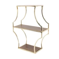 Wall Shelf - Brown/Gold -Home Decor Shop GUEST f9ffa845 d7eb 40d6 89b4 d35e0b4dad97
