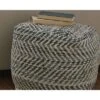 Chevron Pouf Blue - Signature Design By Ashley -Home Decor Shop GUEST fb1d4308 7253 46da 8c3c e29a716bf161